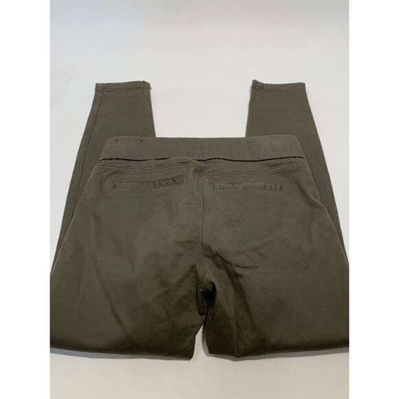 Liverpool Women's Elastic Waist Flat Front Pull-On Green Jeggings Size 4P / 27 - Picture 5 of 7